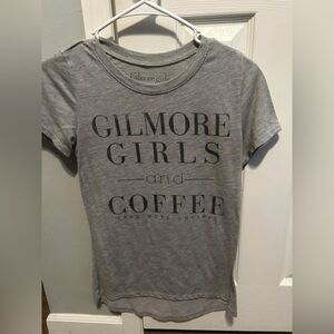 Gilmore Girls and Coffee Gray Graphic Tee